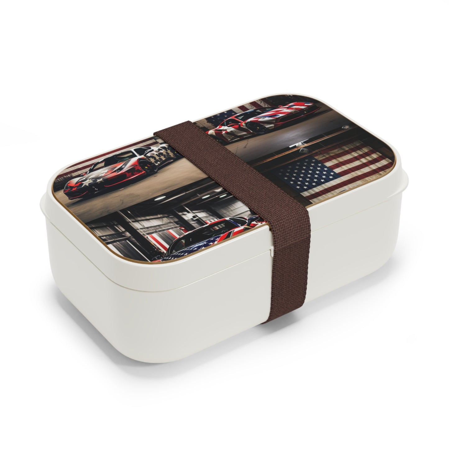 Bento Lunch Box American Flag Farrari 5