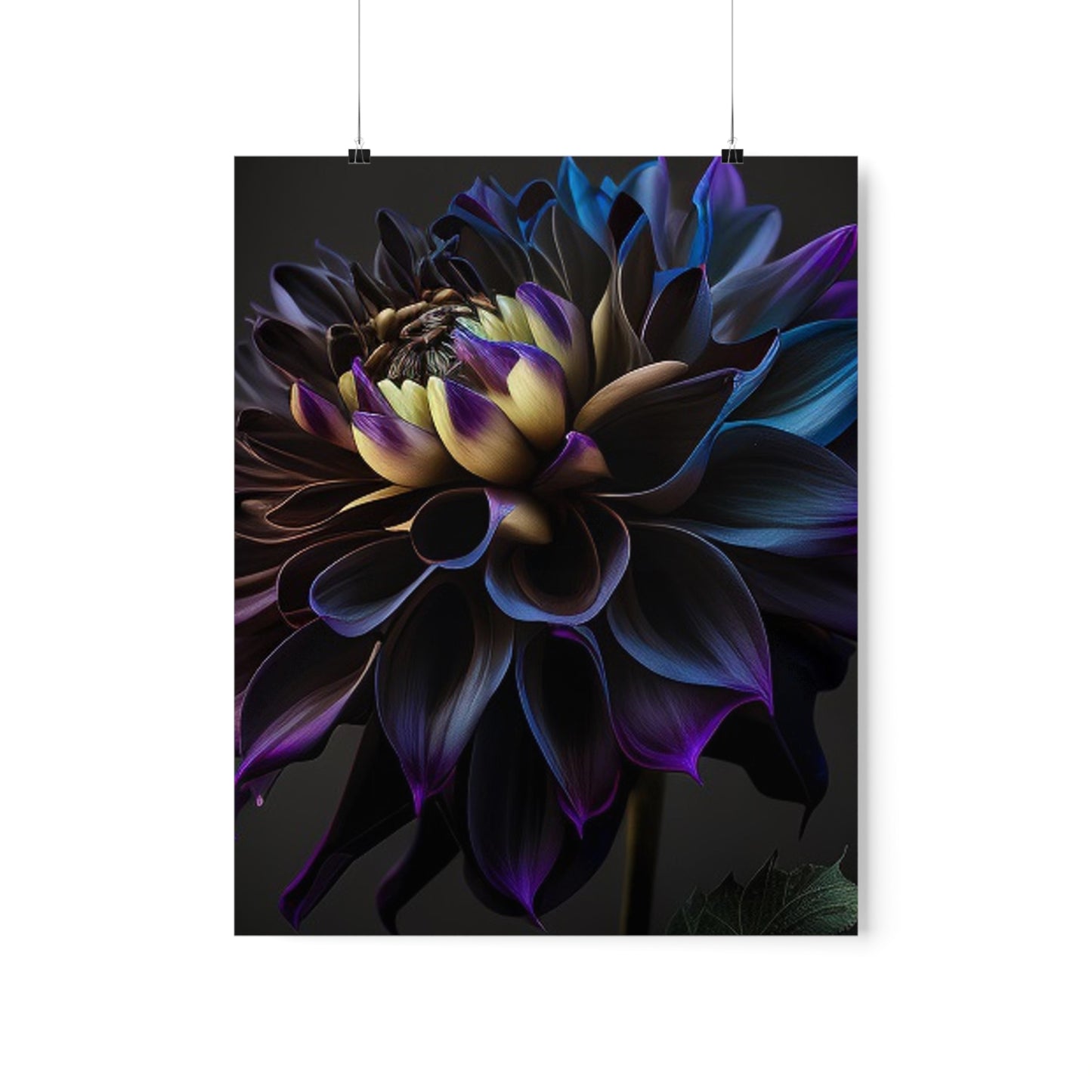 Premium Matte Vertical Posters Dahlia Purple 1