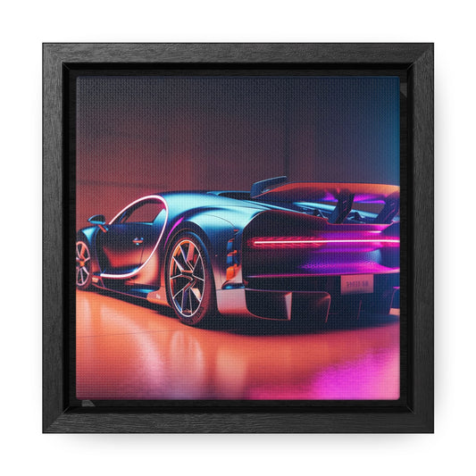 Gallery Canvas Wraps, Square Frame Hyper Bugatti Neon Chiron 2