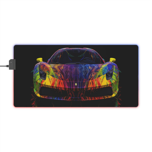 LED Gaming Mouse Pad Ferrari Color 2