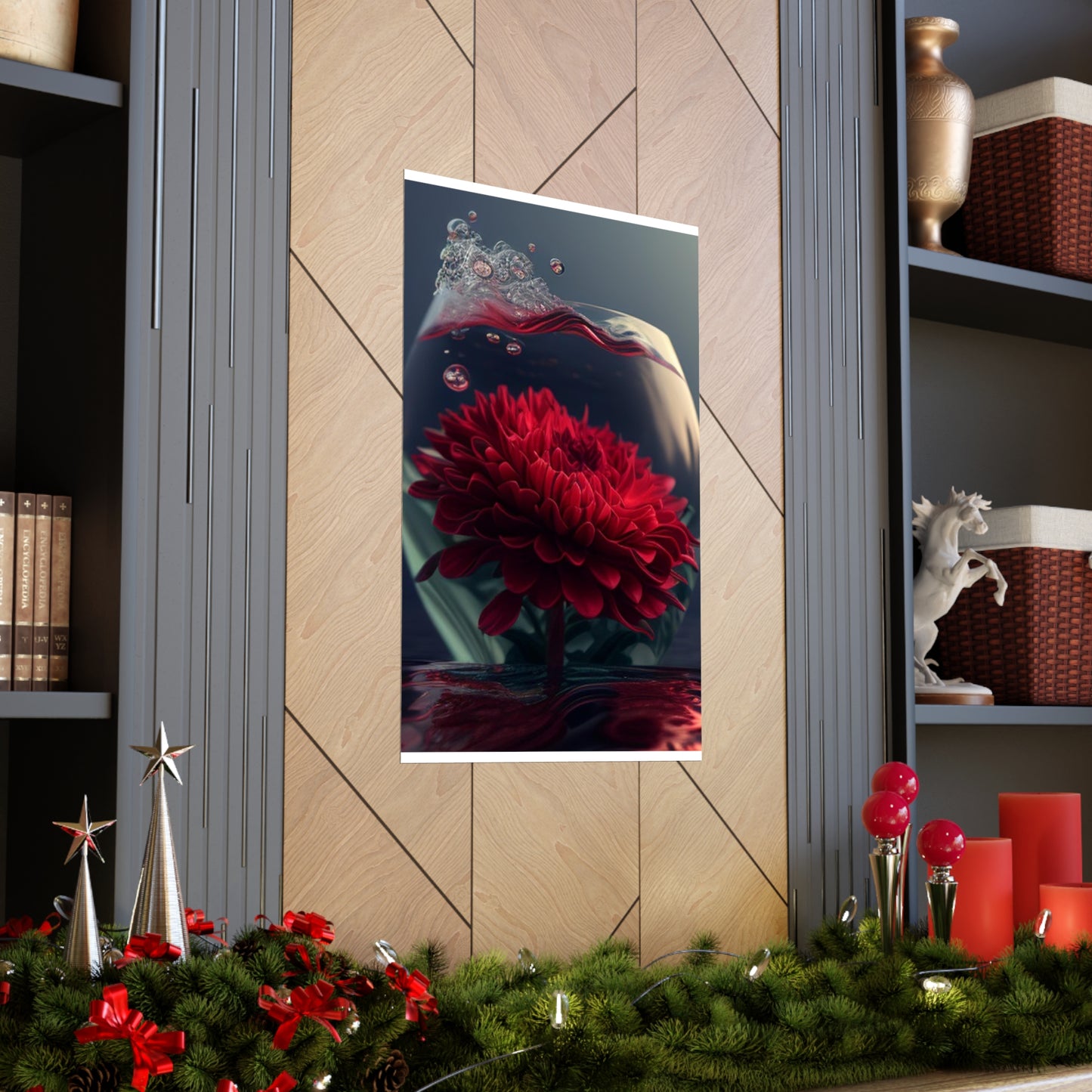 Premium Matte Vertical Posters Chrysanthemum 1