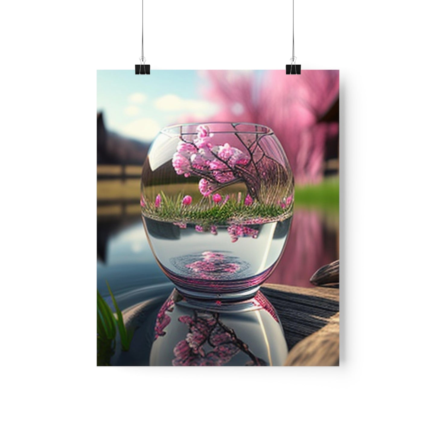 Premium Matte Vertical Posters Cherry Blossom 2