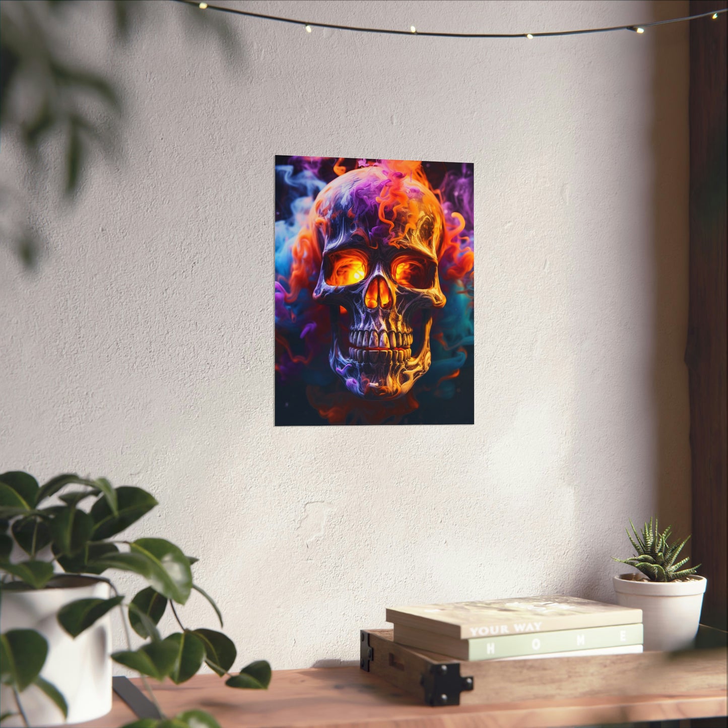 Premium Matte Vertical Posters Macro Skull 2