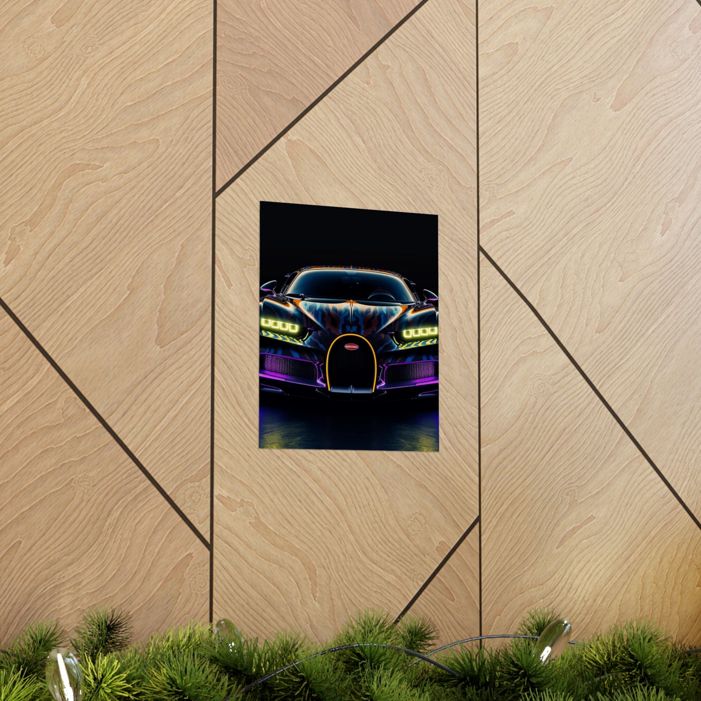 Premium Matte Vertical Posters Hyper Bugatti Chiron 3