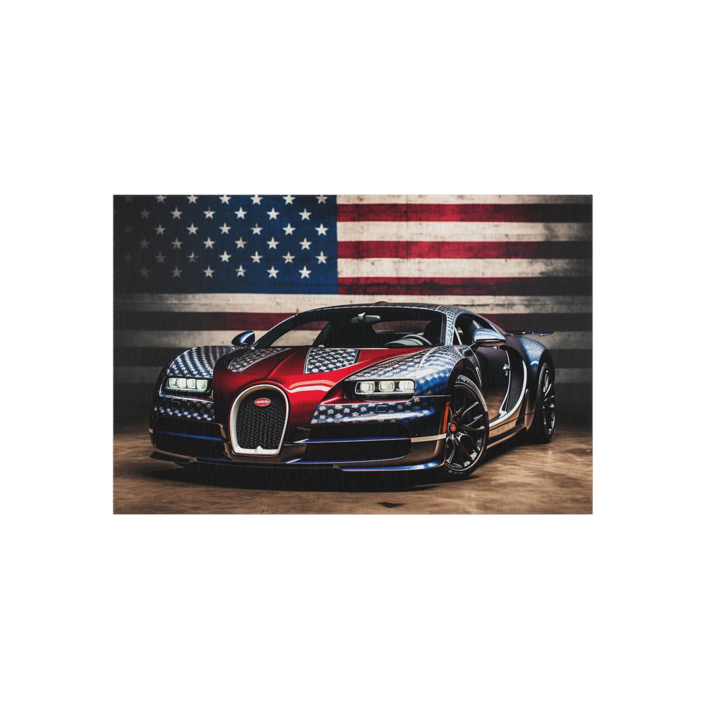 Outdoor Rug  Bugatti American Flag 1