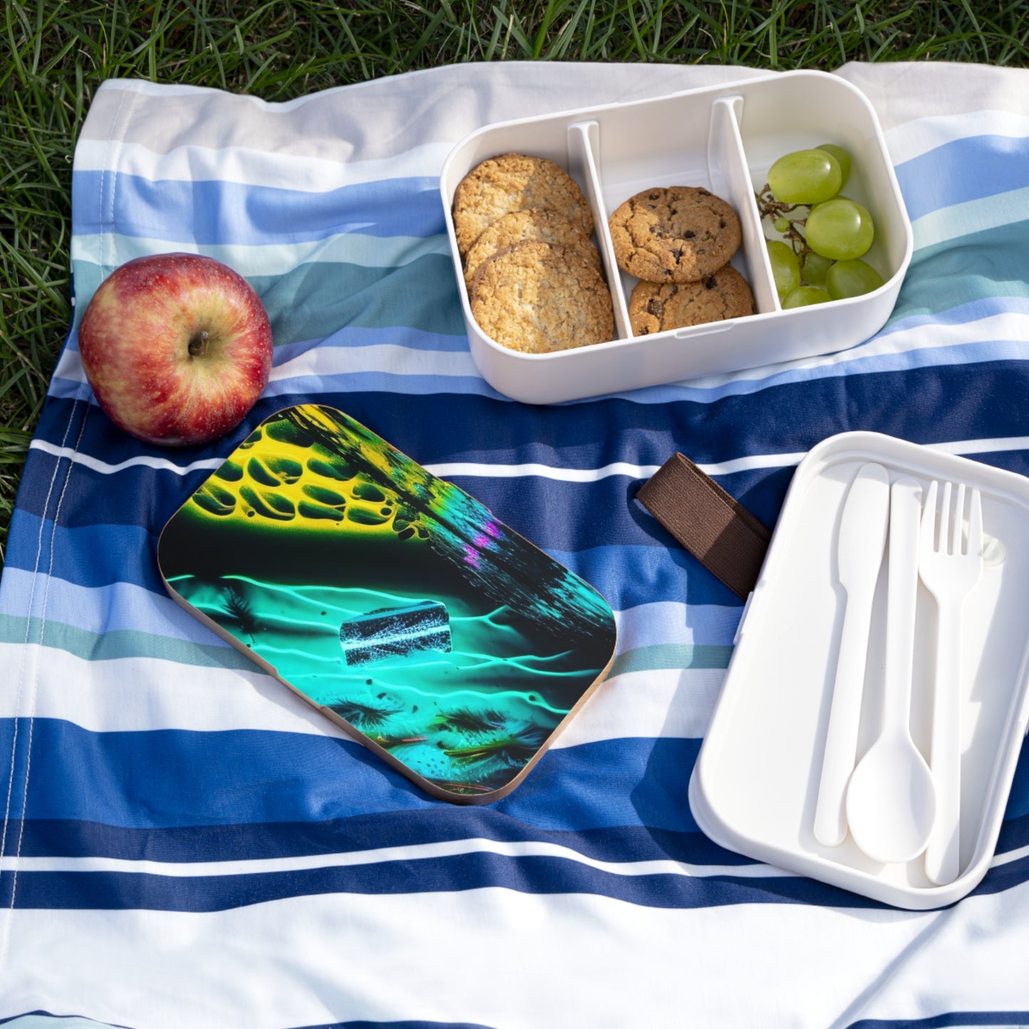 Bento Lunch Box Florescent Glow 2