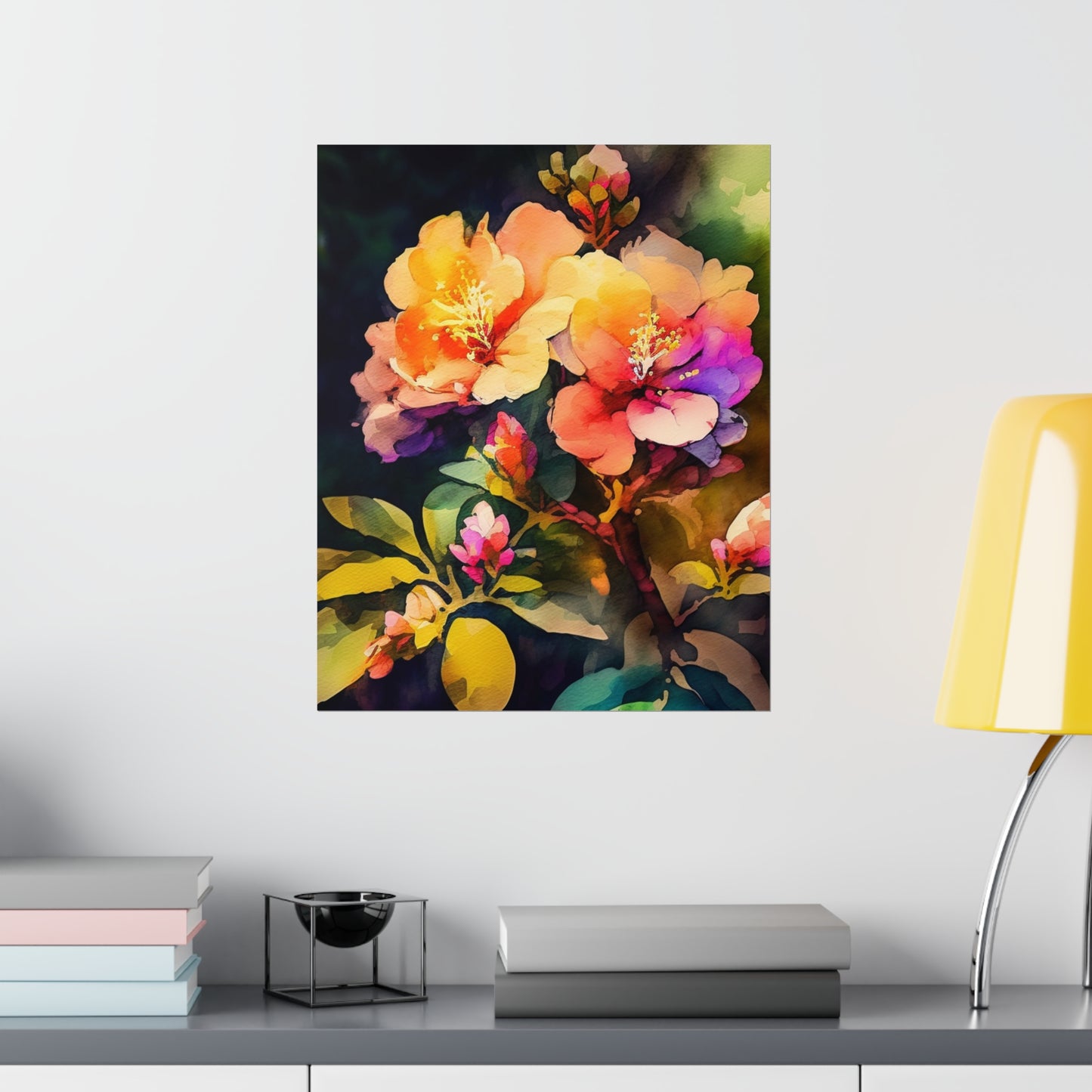 Premium Matte Vertical Posters Bright Spring Flowers 2