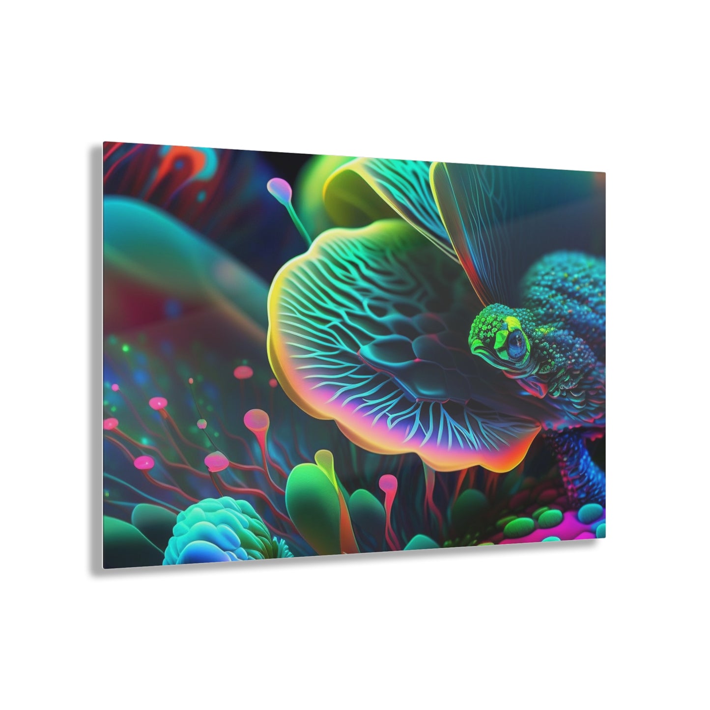 Acrylic Prints Neon Florescent Glow 2