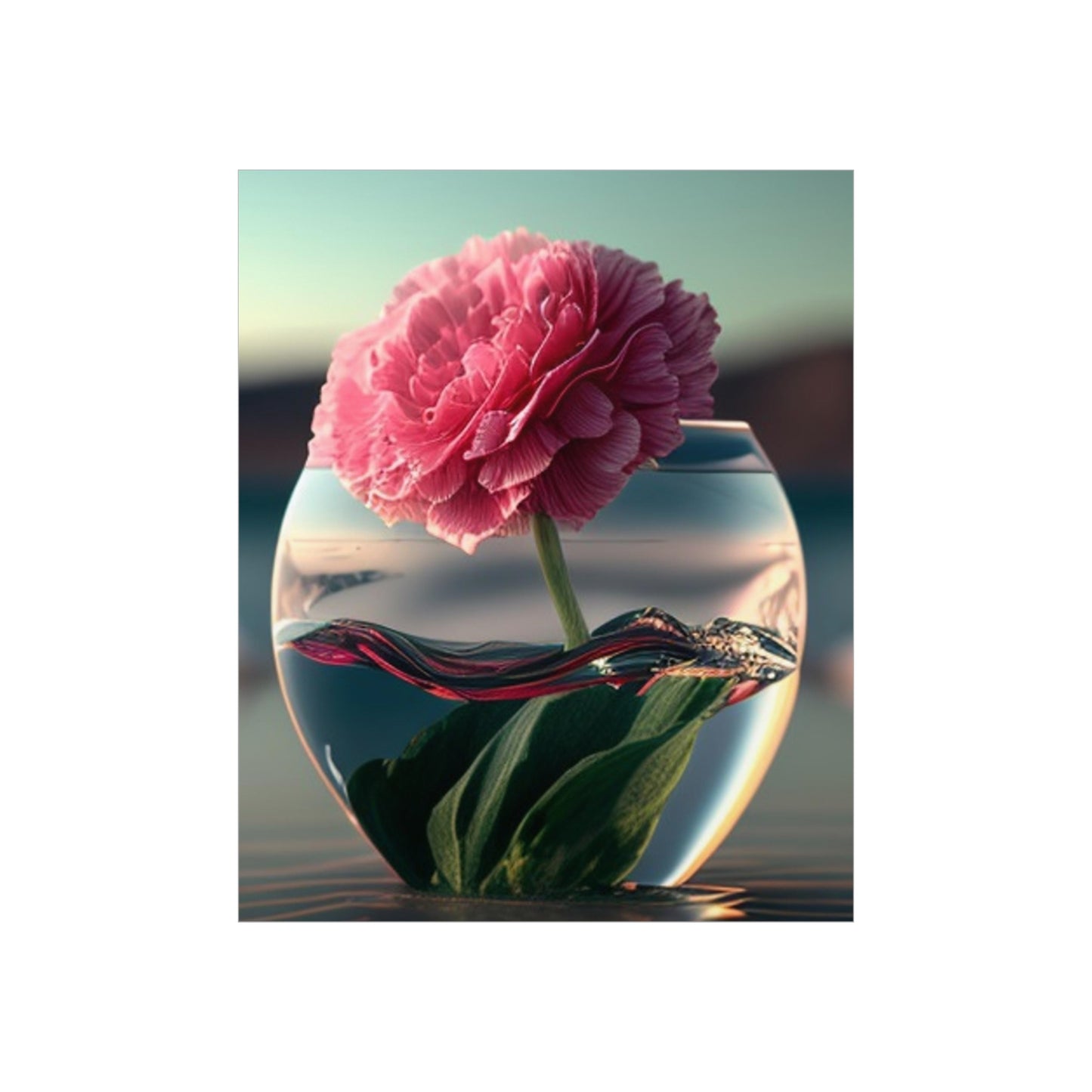 Premium Matte Vertical Posters Carnation 2