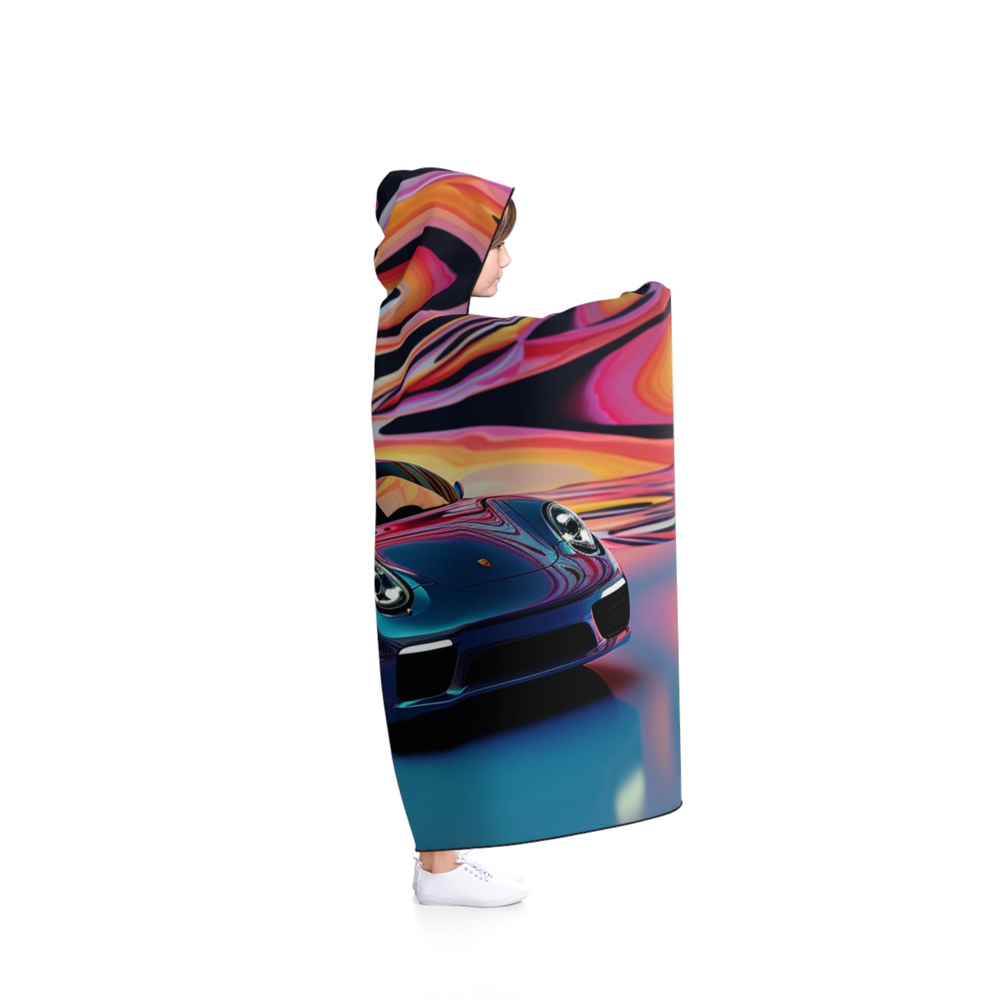 Hooded Blanket Porsche Water Fusion 2