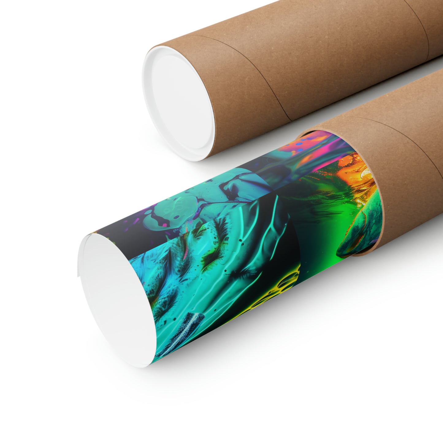 Premium Matte Vertical Posters Florescent Glow 5