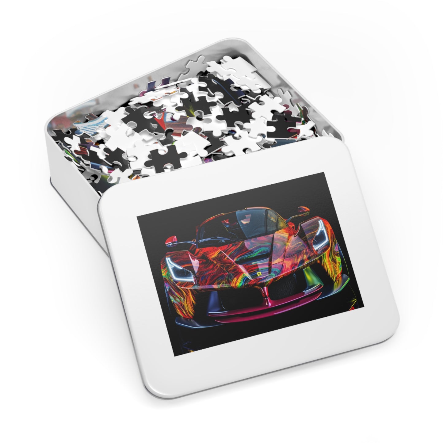Jigsaw Puzzle (30, 110, 252, 500,1000-Piece) Ferrari Neon 3