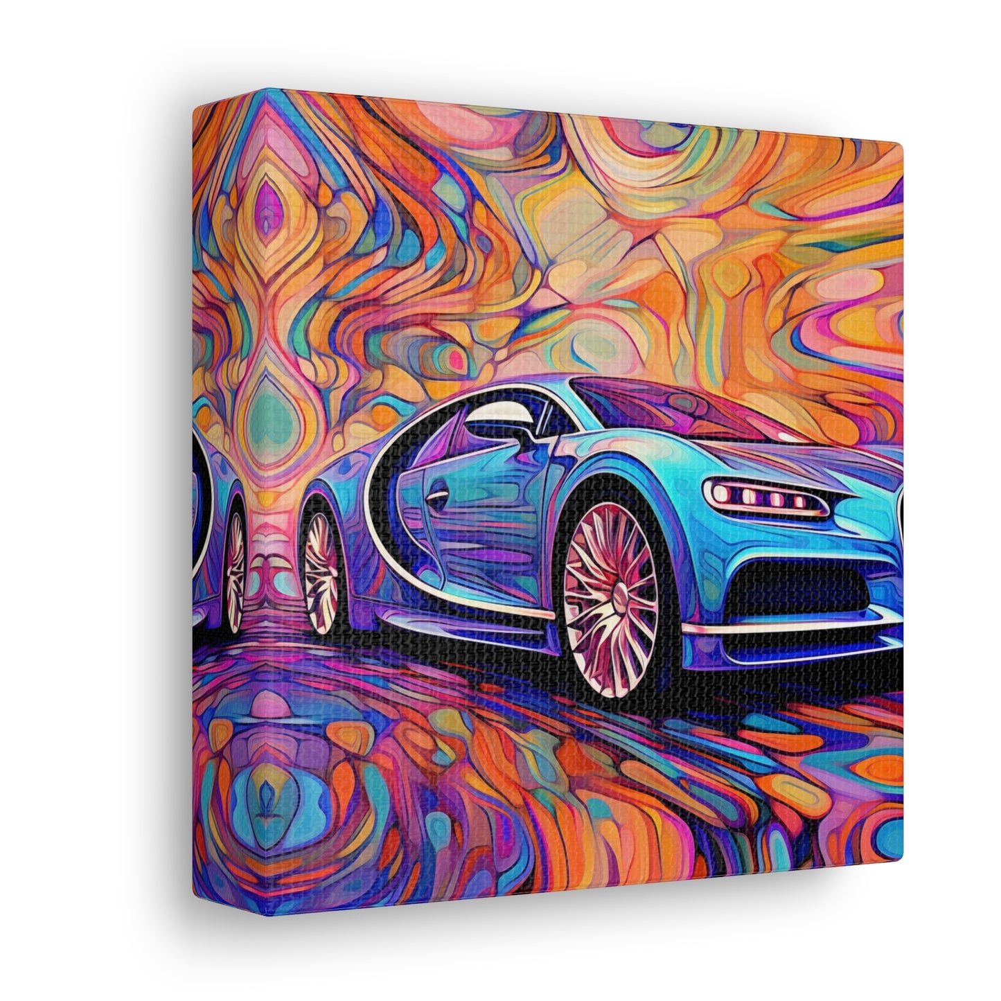 Canvas Gallery Wraps Bugatti Abstract Concept 3