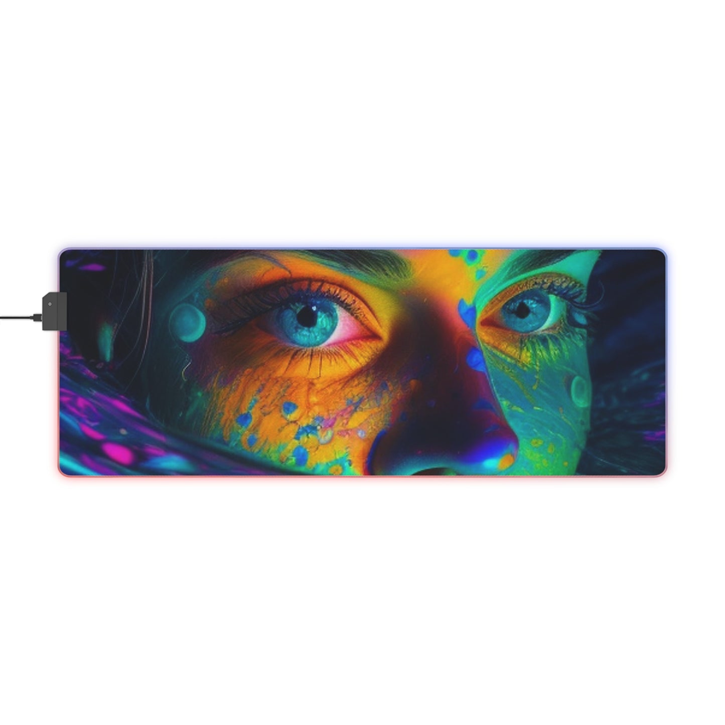 LED Gaming Mouse Pad Florescent Glow 3