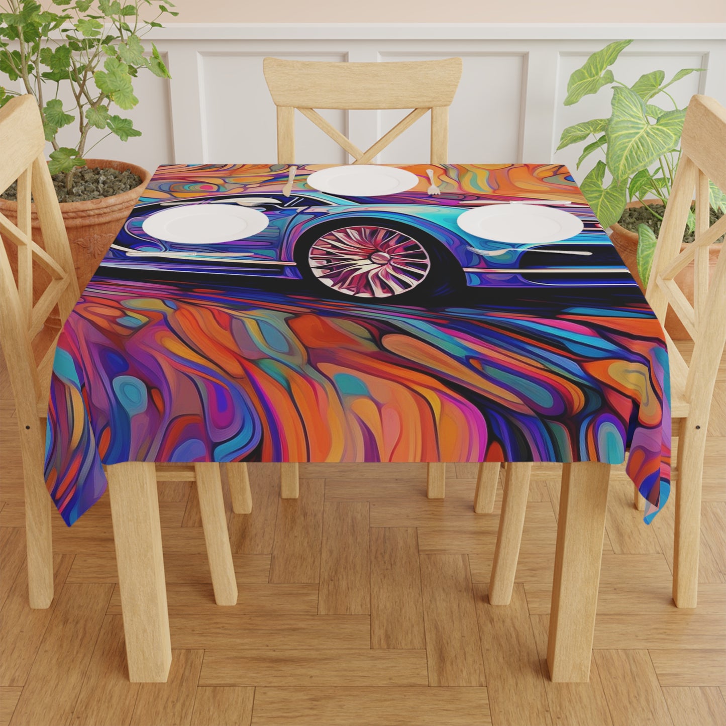 Tablecloth Bugatti Abstract Concept 3