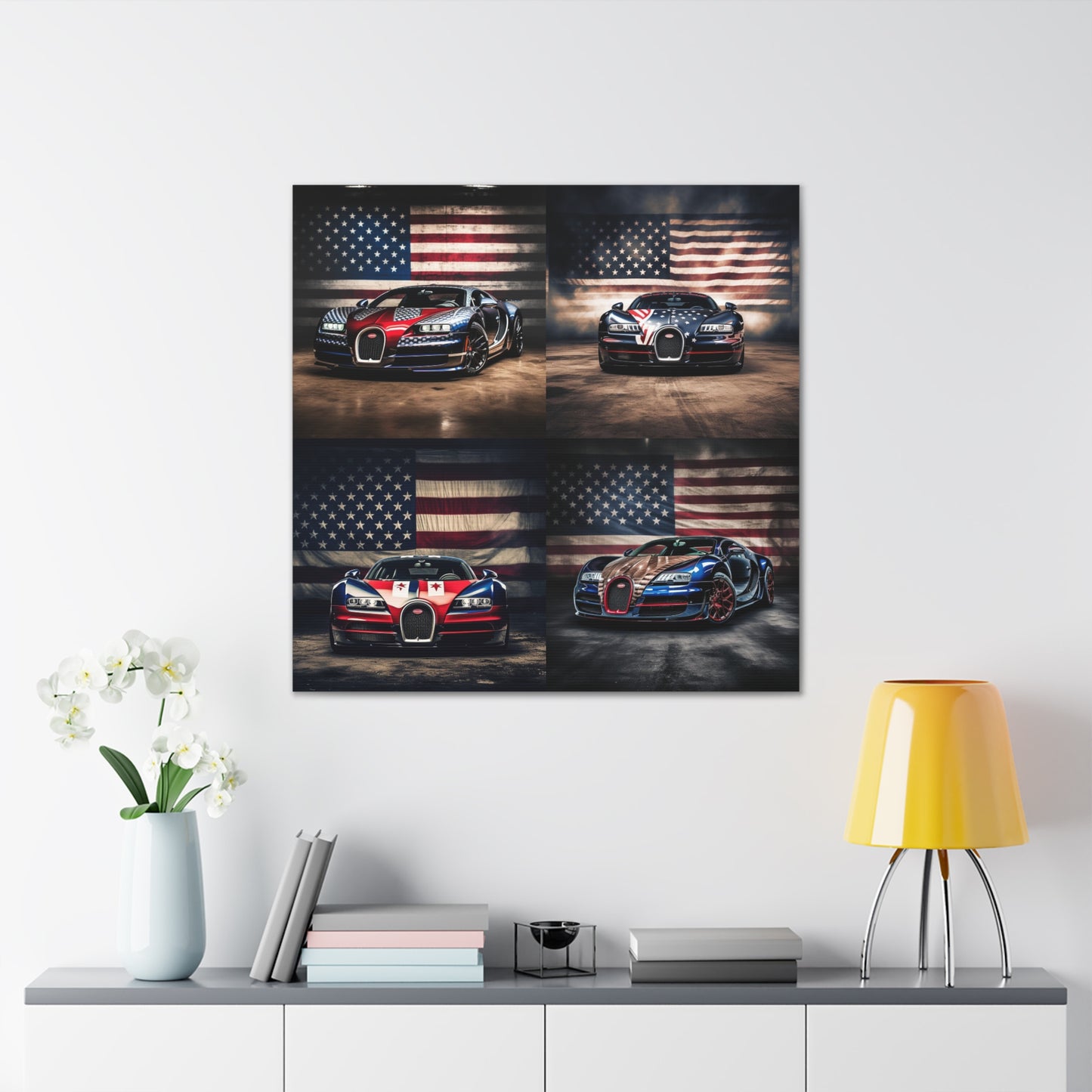 Canvas Gallery Wraps Bugatti American Flag 5