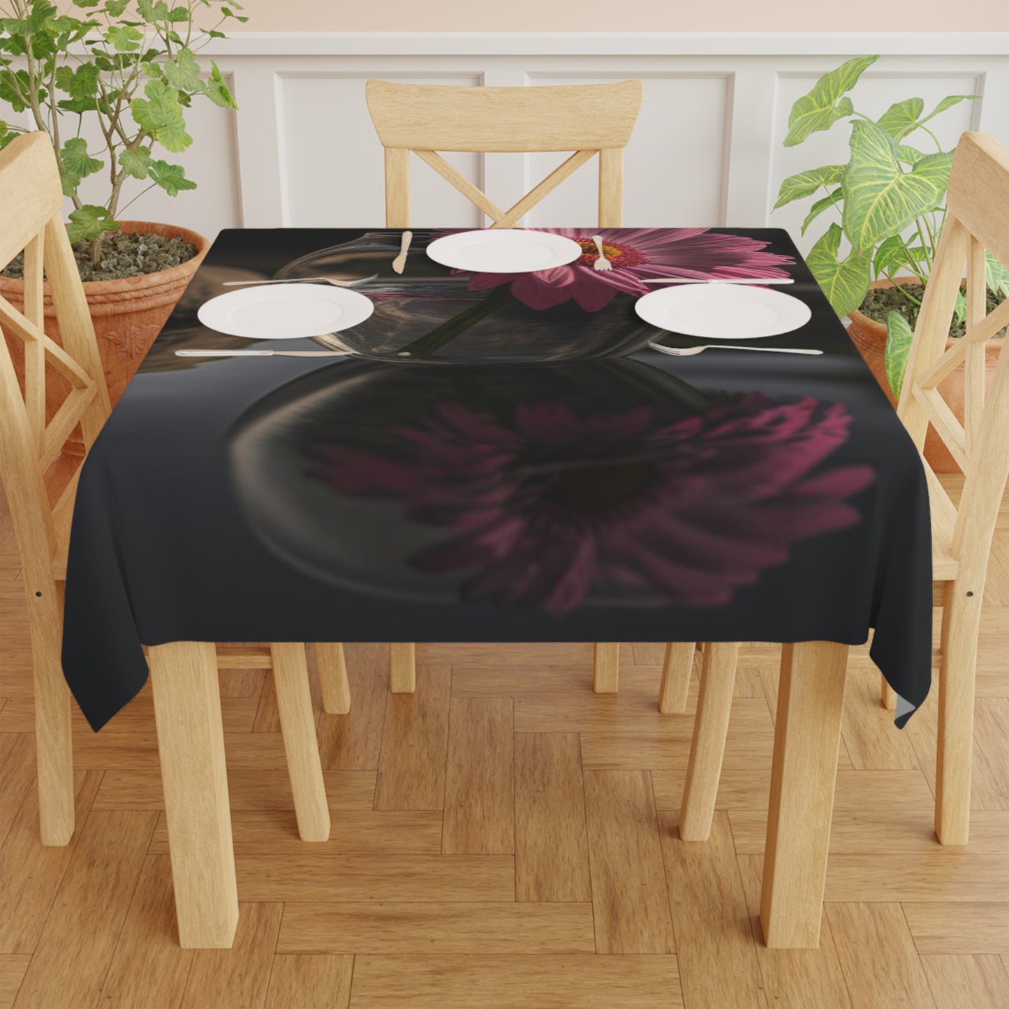 Tablecloth Pink Daisy 2