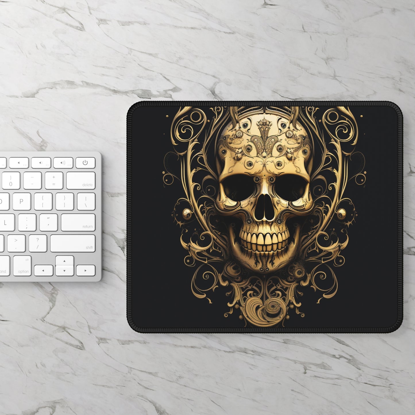 Gaming Mouse Pad  Skull Treble Clef 3