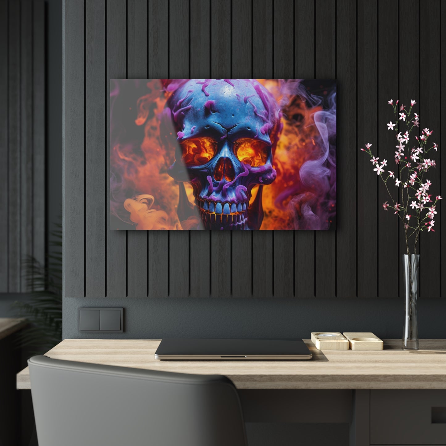 Acrylic Prints Macro Skull 3