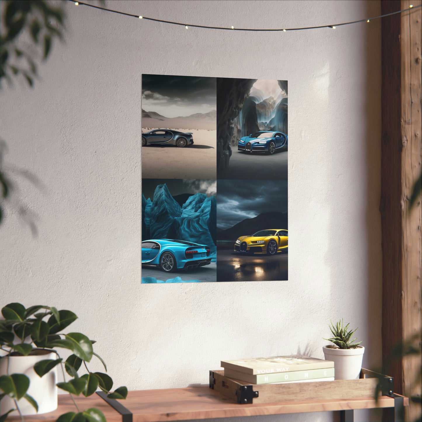 Premium Matte Vertical Posters Bugatti Real Look 5