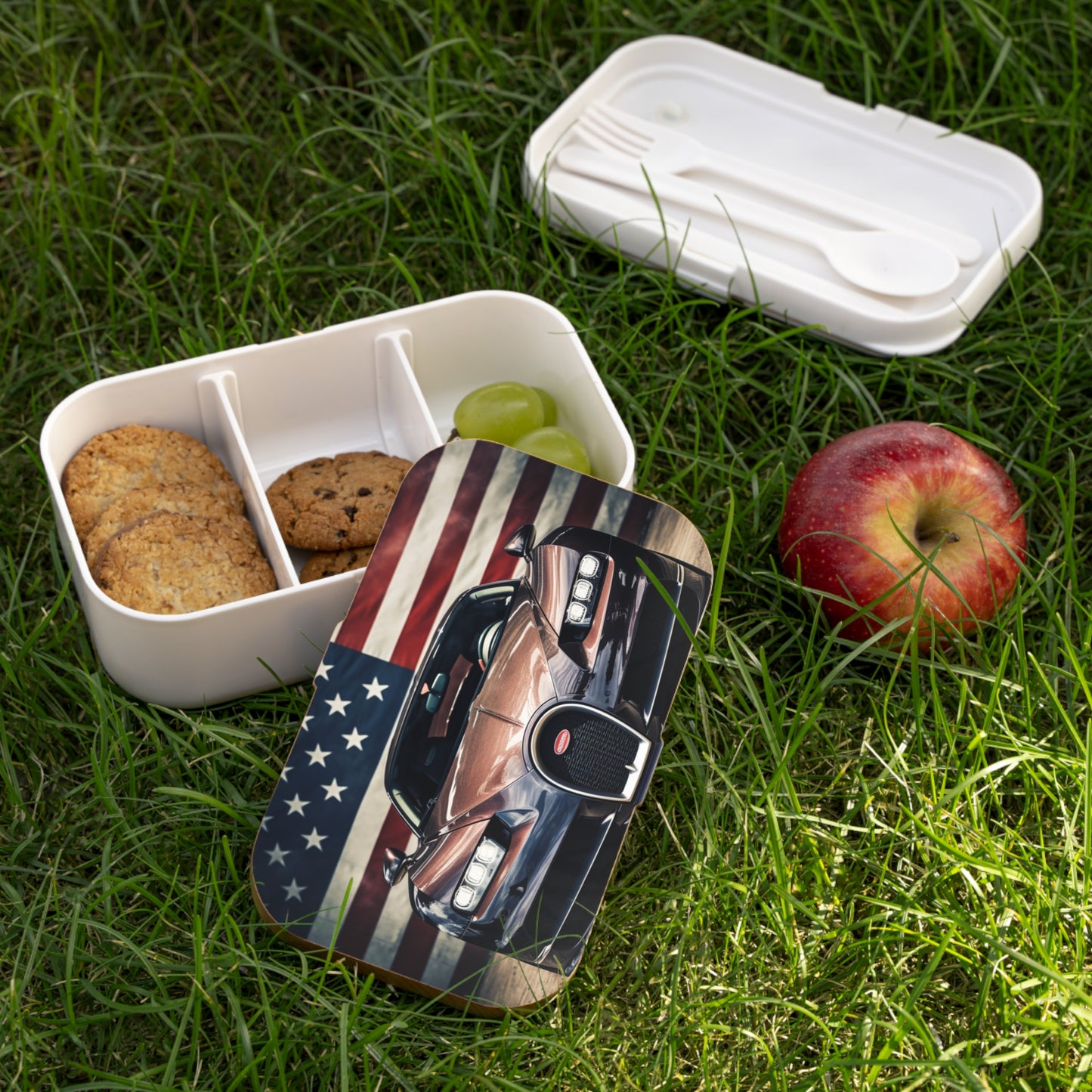 Bento Lunch Box Bugatti Flag 4