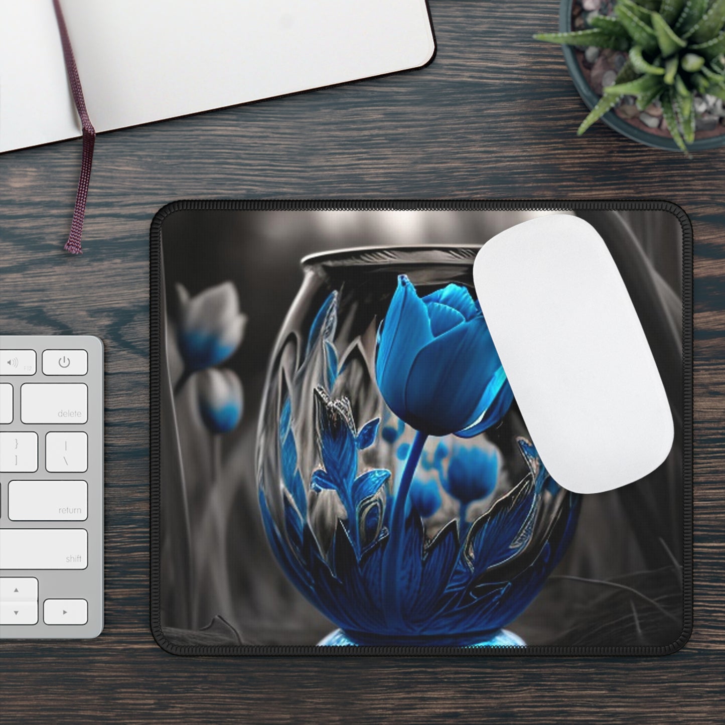 Gaming Mouse Pad  Tulip Blue 2