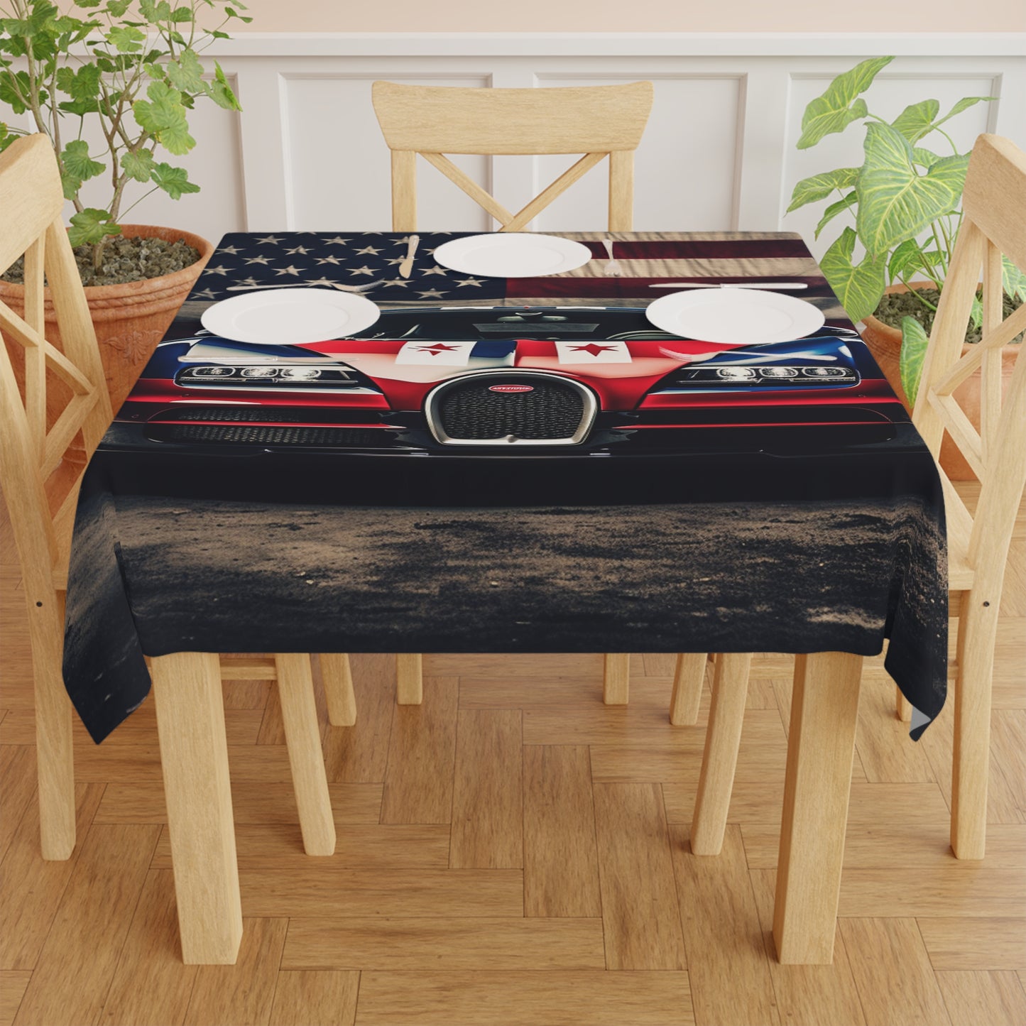 Tablecloth Bugatti American Flag 3