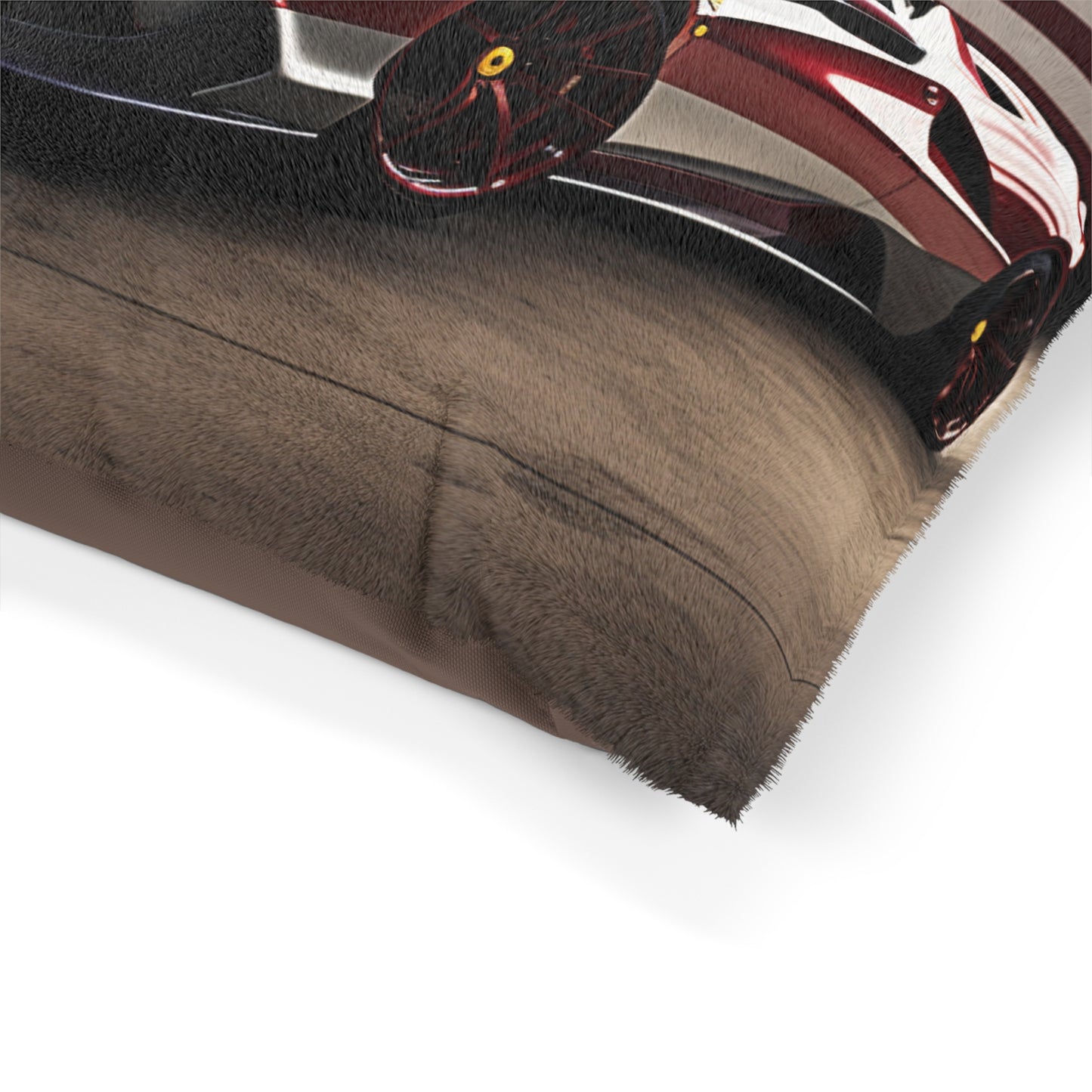 Pet Bed American Flag Background Ferrari 2