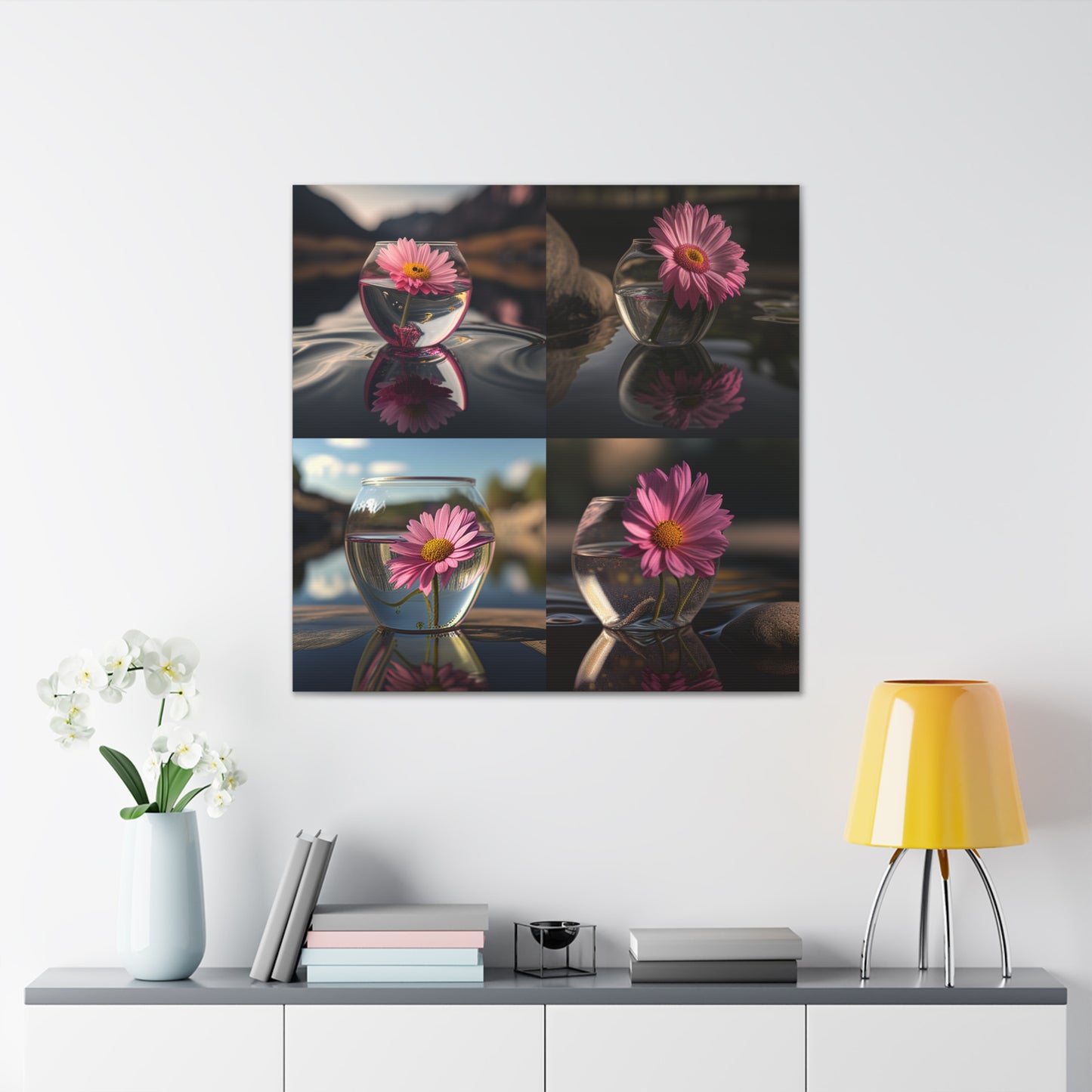 Canvas Gallery Wraps Pink Daisy 5
