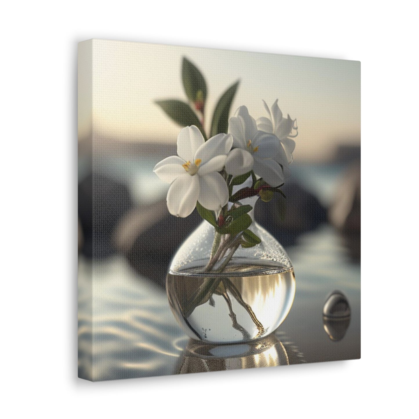 Canvas Gallery Wraps Jasmine glass vase 1
