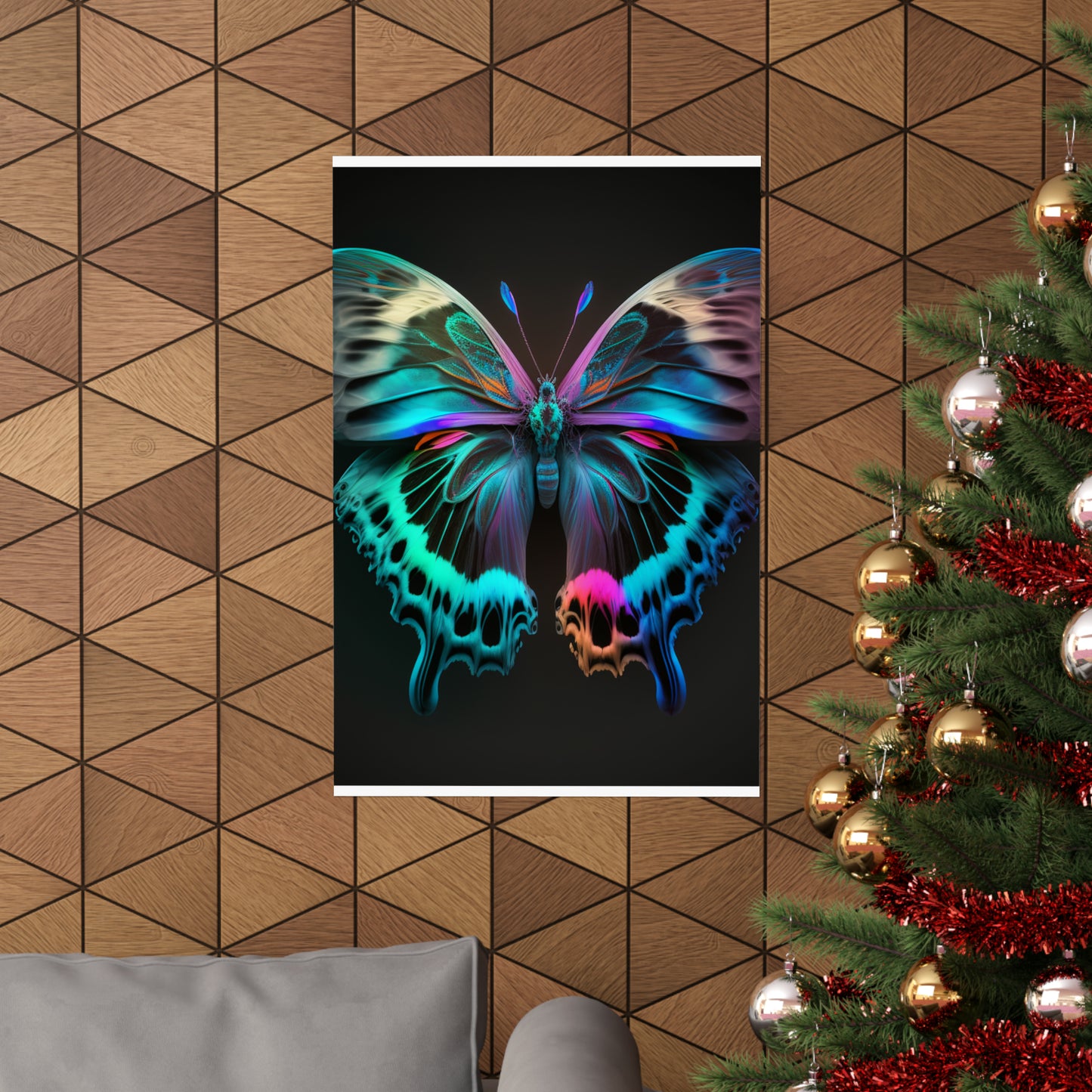 Premium Matte Vertical Posters Raw Florescent Glow 2