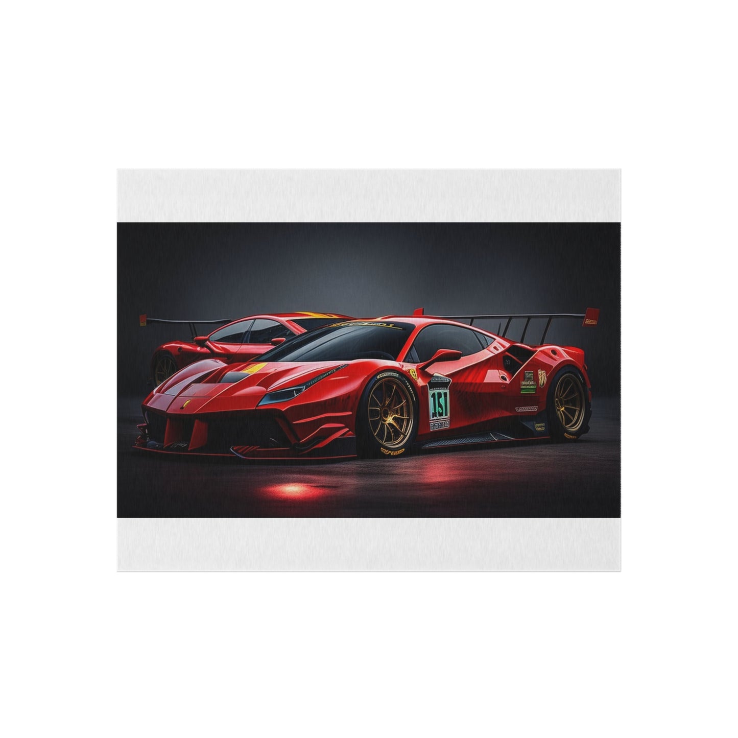 Outdoor Rug  Ferrari Red 2