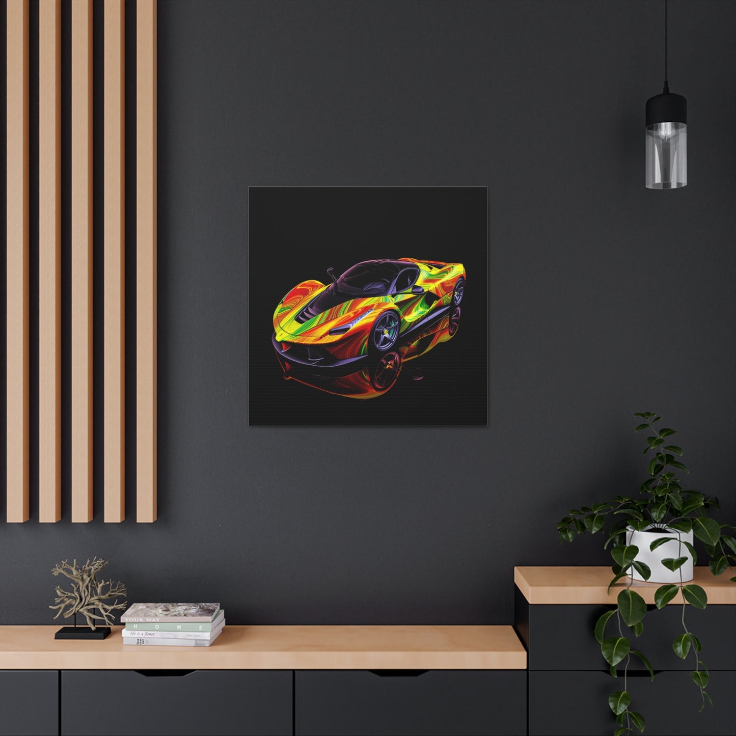 Canvas Gallery Wraps Ferrari Neon 4