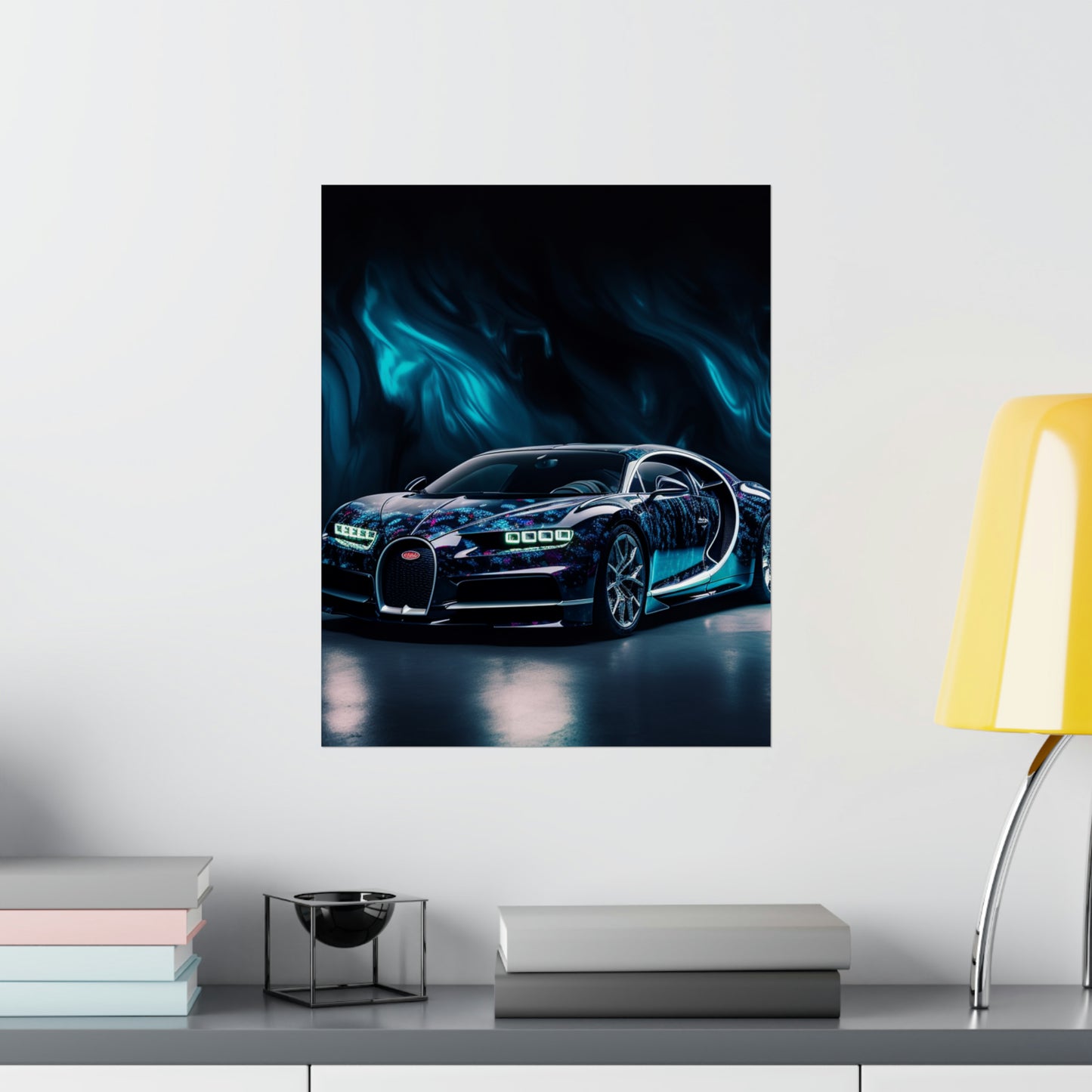 Premium Matte Vertical Posters Hyper Bugatti 1