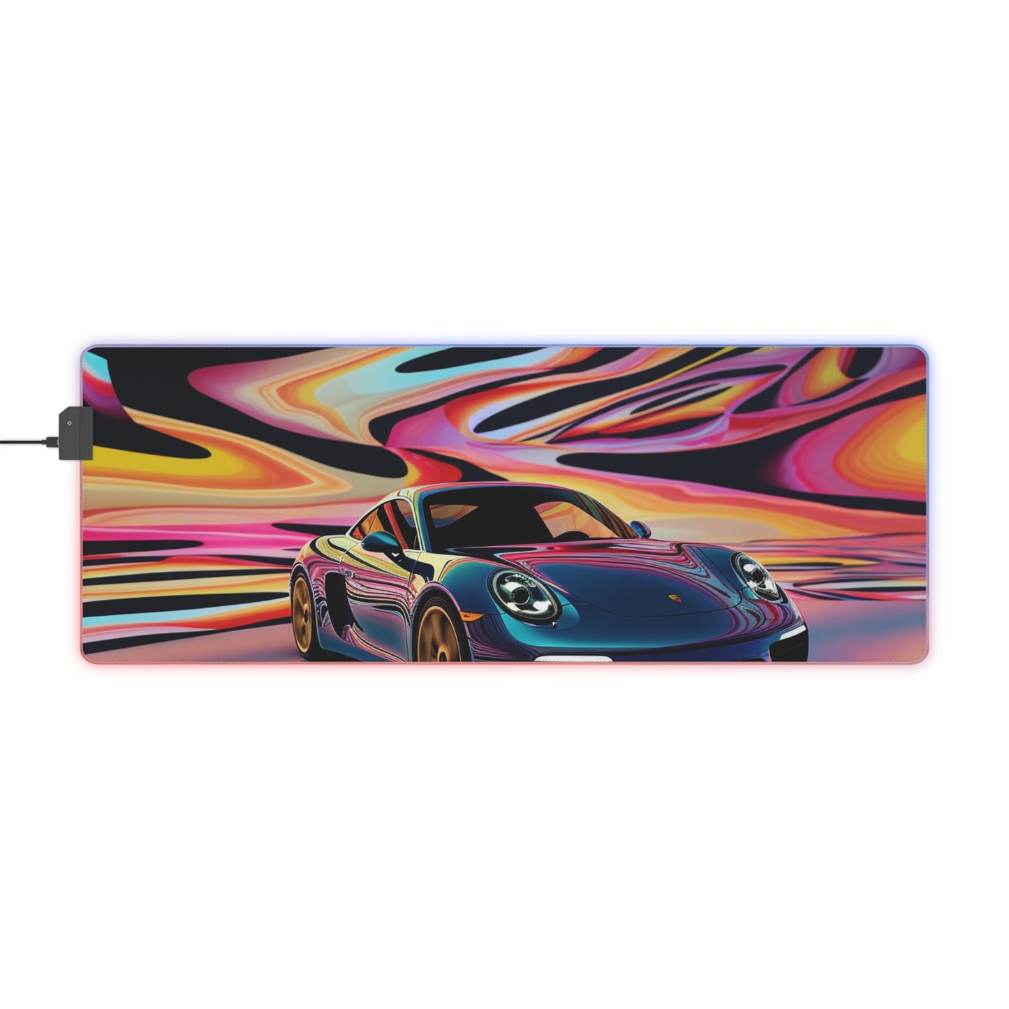 LED Gaming Mouse Pad Porsche Water Fusion 2