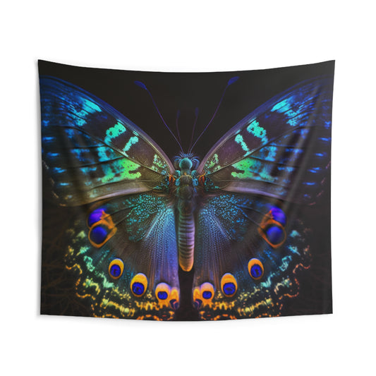 Indoor Wall Tapestries Neon Hue Butterfly 3
