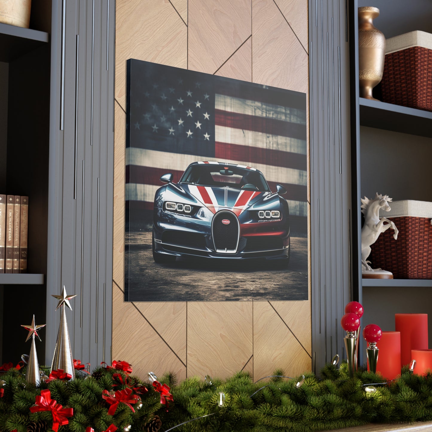 Canvas Gallery Wraps Bugatti Flag 2