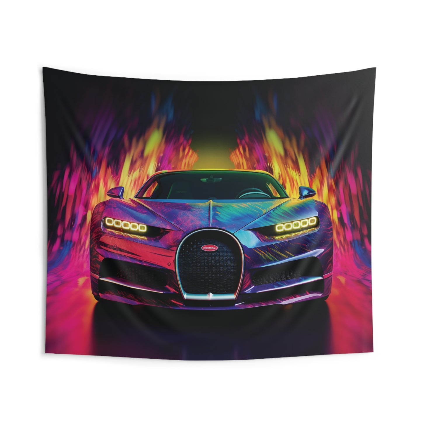 Indoor Wall Tapestries Florescent Bugatti Flair 3