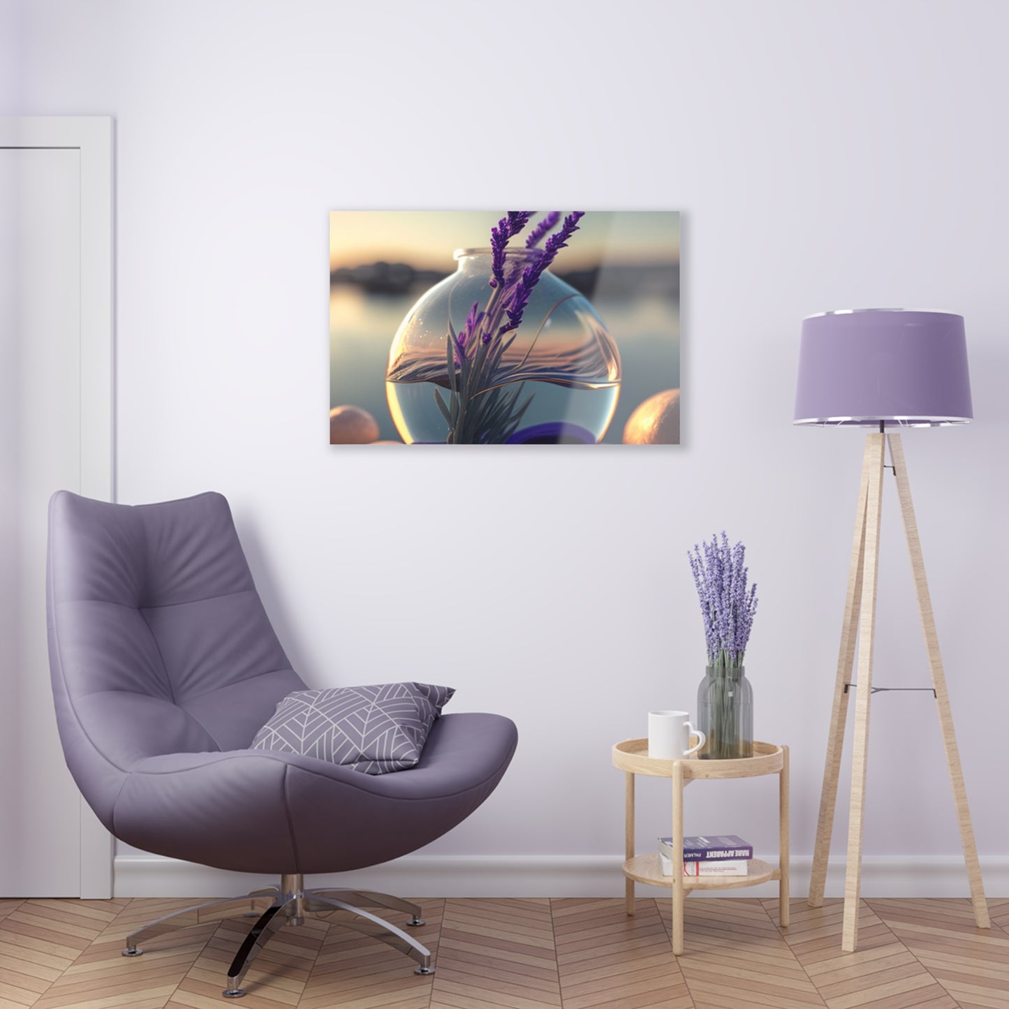 Acrylic Prints Lavender in a vase 3