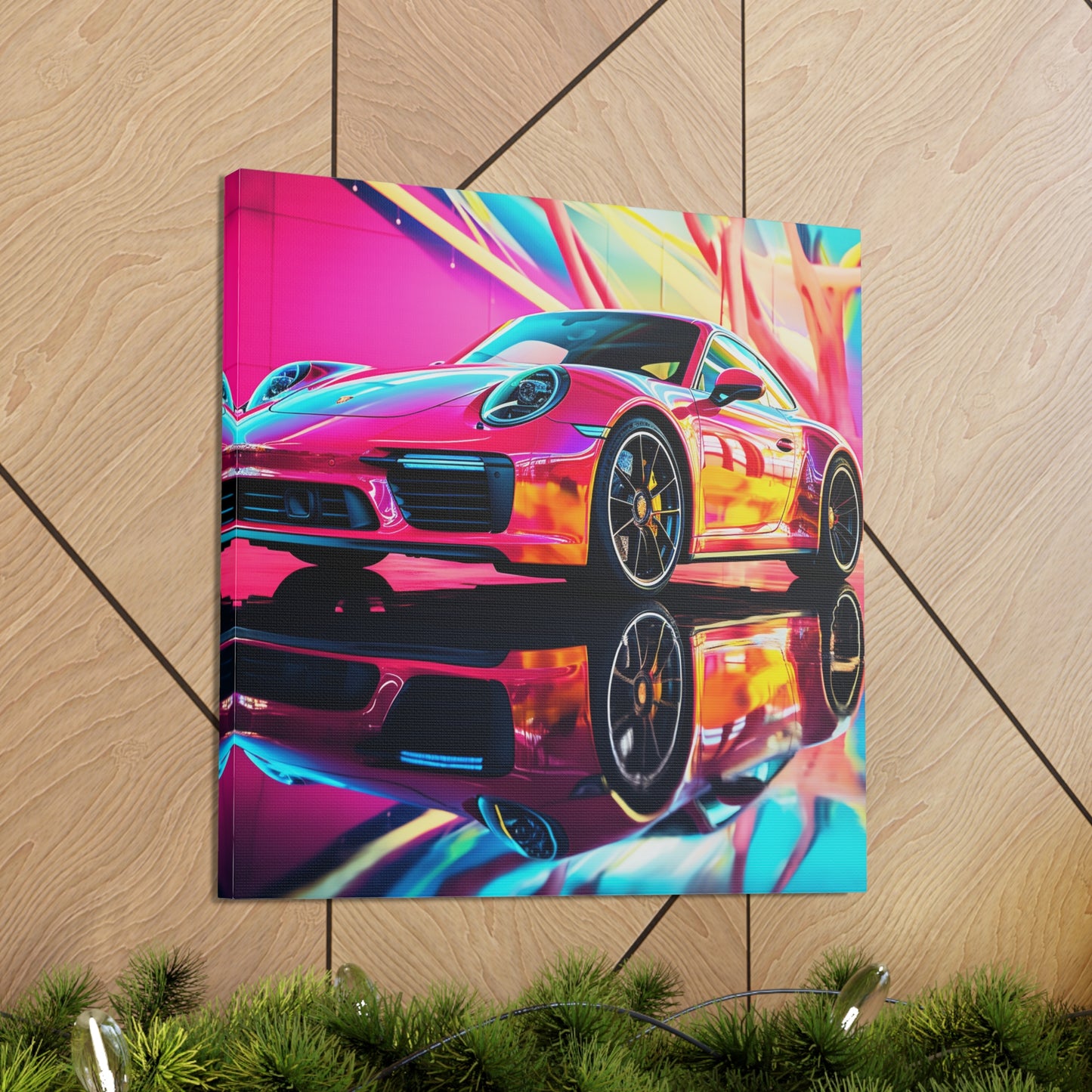 Canvas Gallery Wraps Macro Porsche 4