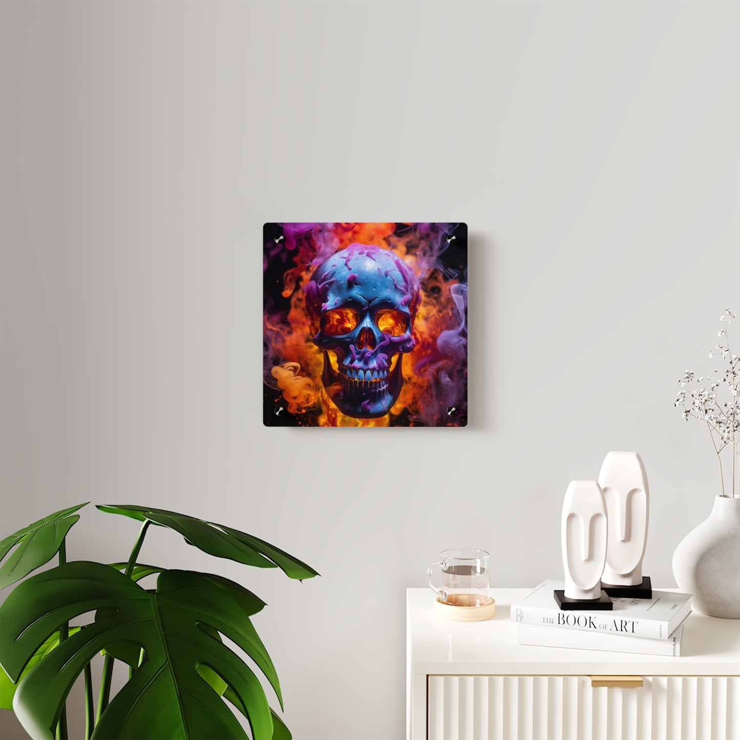 Acrylic Wall Art Panels Macro Skull 3