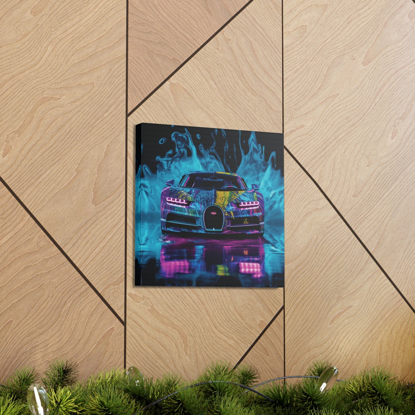 Canvas Gallery Wraps Bugatti Water 2