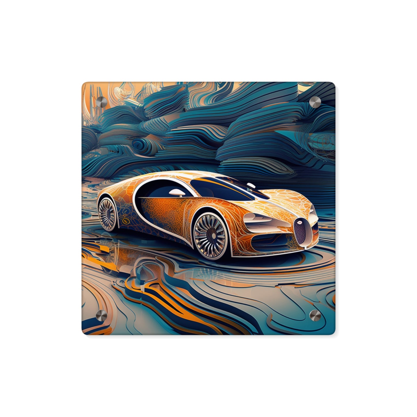 Acrylic Wall Art Panels Bugatti Abstract Flair 1