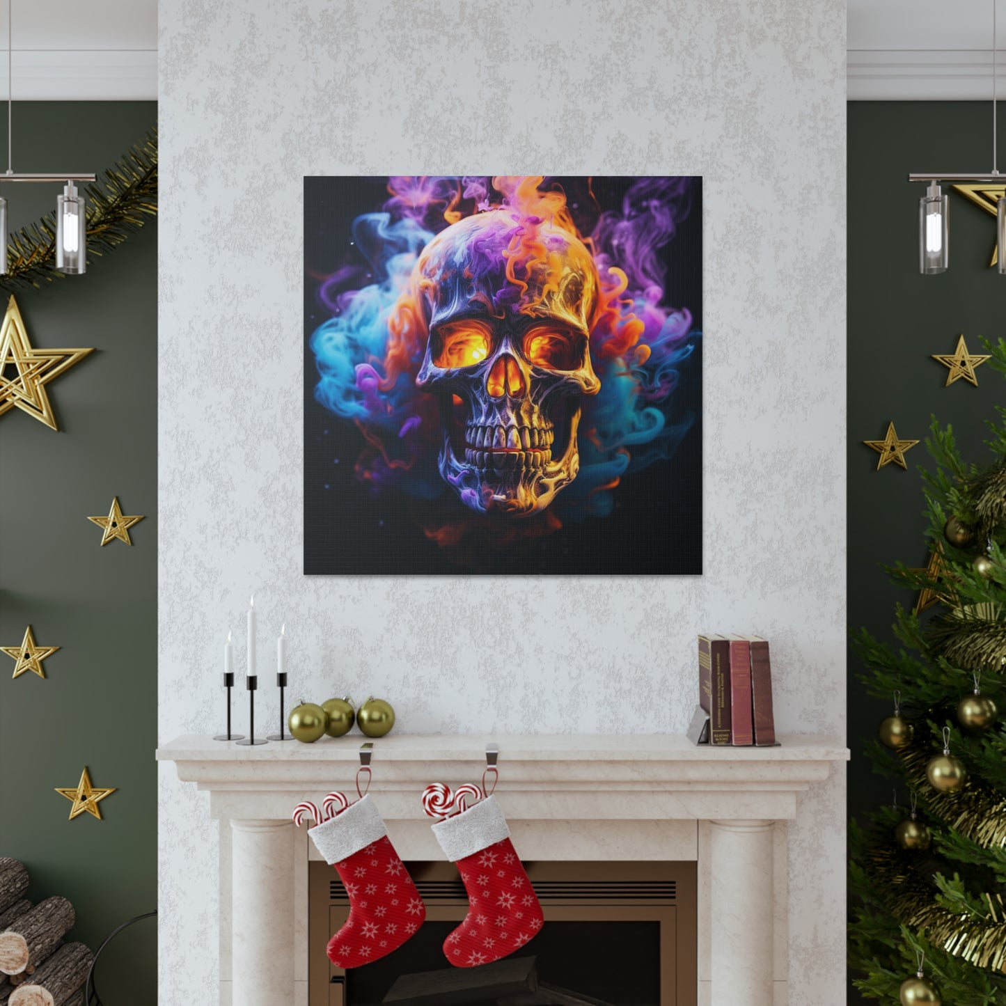 Canvas Gallery Wraps Macro Skull 2