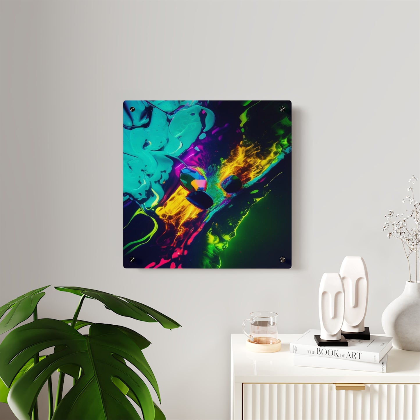 Acrylic Wall Art Panels Florescent Glow 4