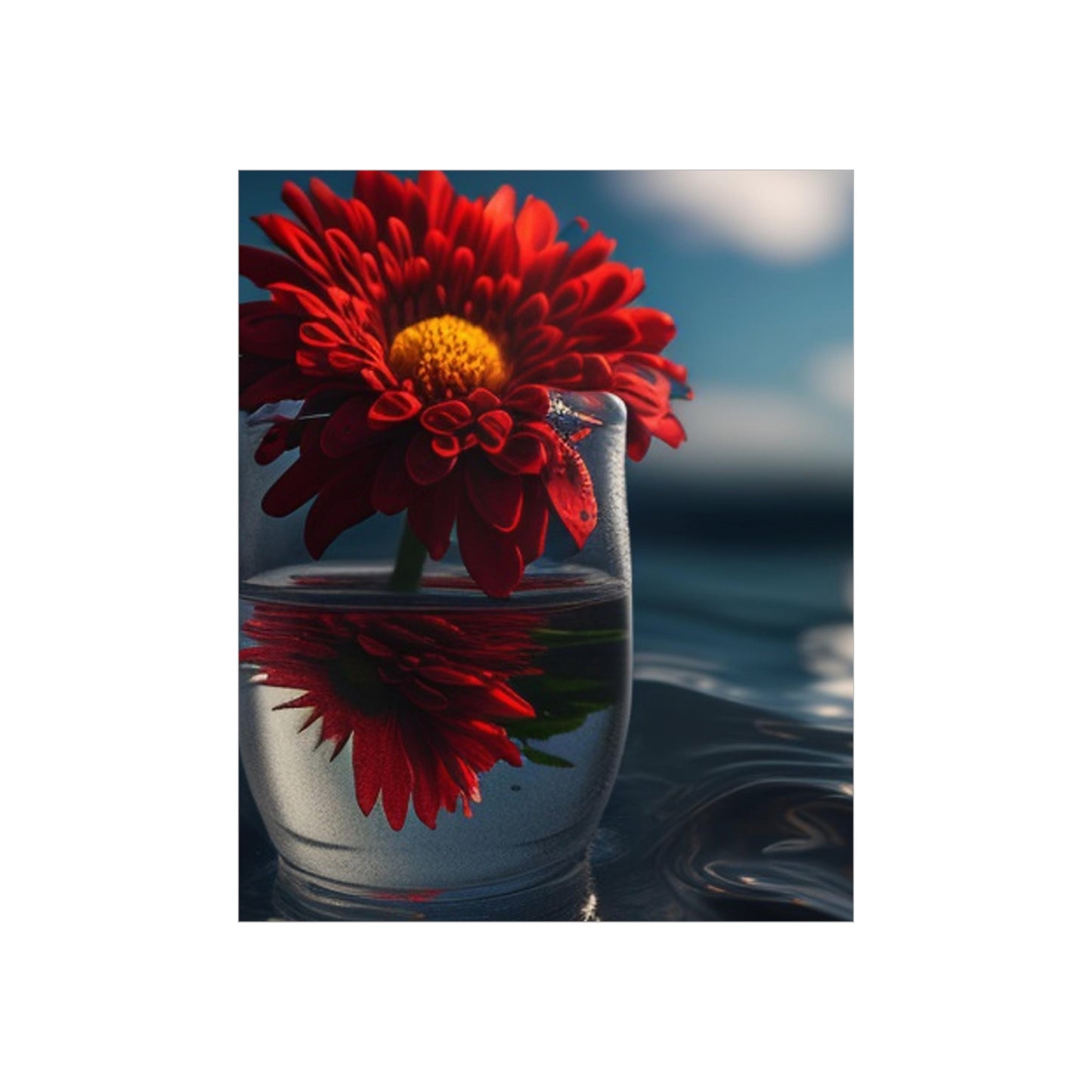 Premium Matte Vertical Posters Chrysanthemum 3