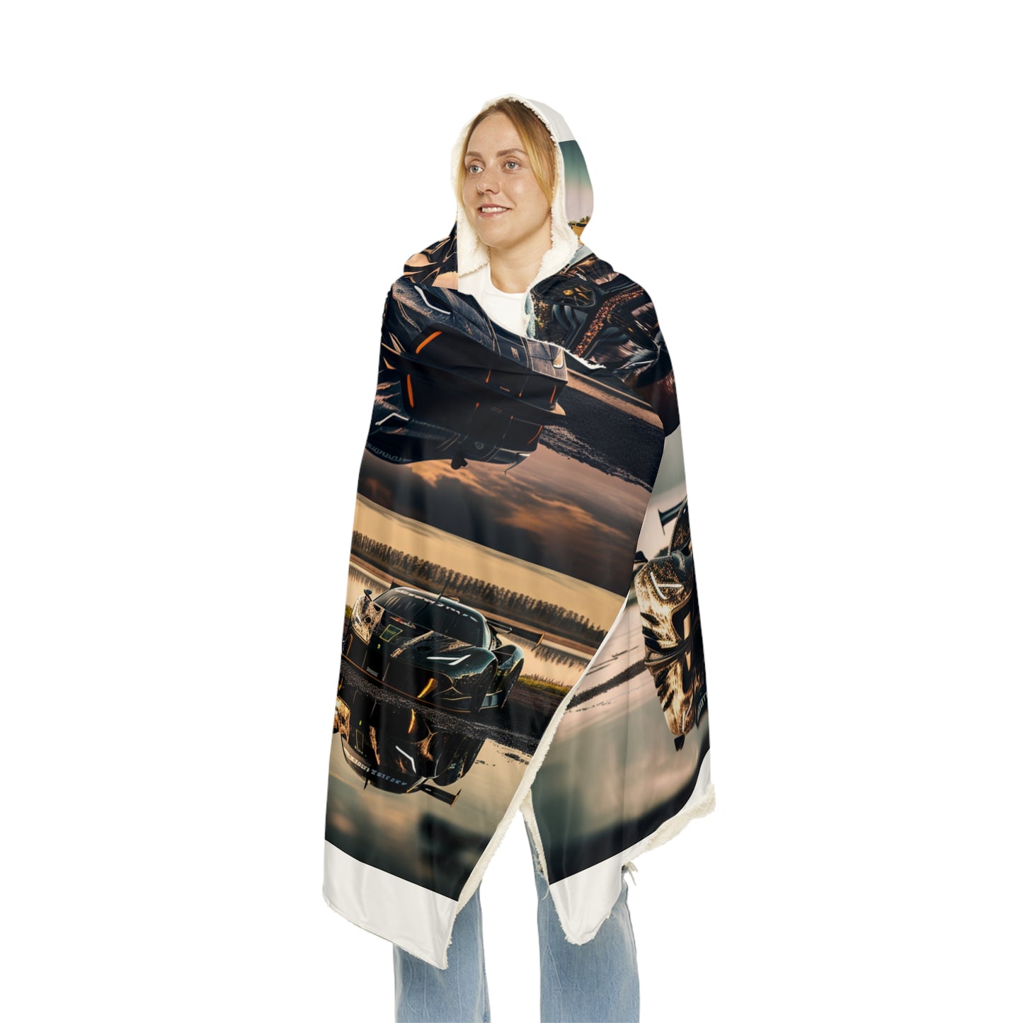 Snuggle Hooded Blanket Ferrari Lake 5