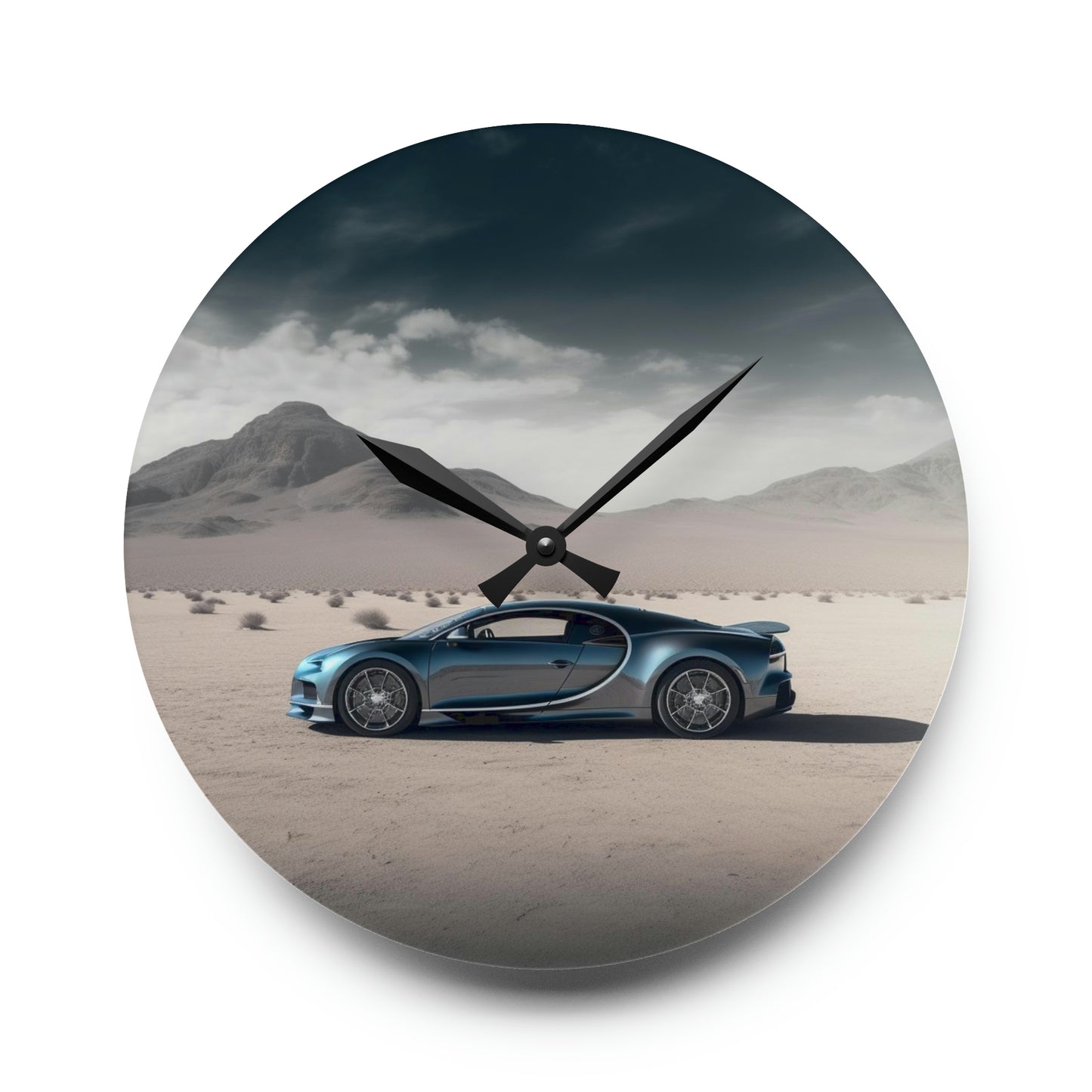 Acrylic Wall Clock Bugatti Real Look 1