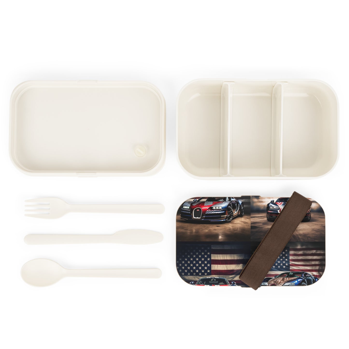 Bento Lunch Box Bugatti American Flag 5