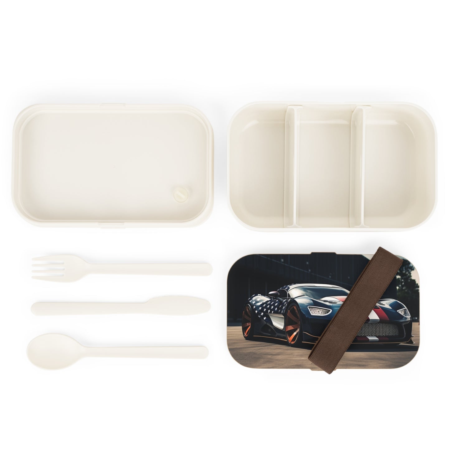 Bento Lunch Box Bugatti Flag American 2